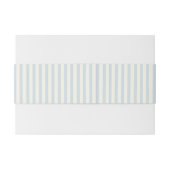 エレガントブフランスの名門私立校風のルストライプモノグラム 招待状ベリーバンド (裏面例)