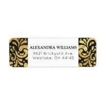 エレガントブモダンラック&金ゴールドアドレス