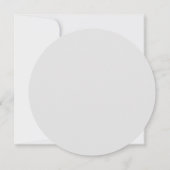 エレガントブライダルシャワーオフェイクンブレグリッターピンク 招待状 (裏面)