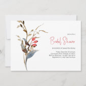 エレガントブライダルシャワーテーマ秋 招待状 (正面)