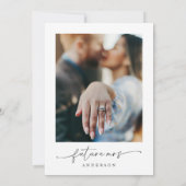 エレガントブライダルシャワーフォト招待状 招待状 (裏面)