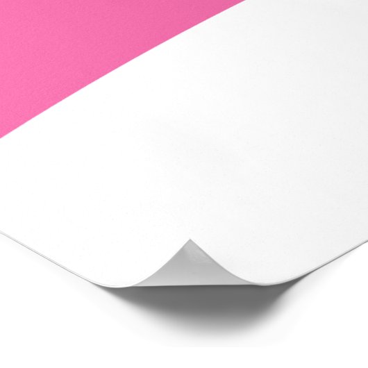 エレガントブライダルシャワーポスター明るい赤紫色 ポスター (角)