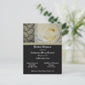 エレガントブライダルシャワー招待状 インビテーションポストカード (スタンド正面)