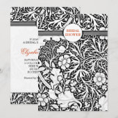 エレガントブライダルシャワー招待状 招待状 (正面/裏面)