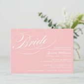 エレガントブライダルシャワー招待状 招待状 (スタンド正面)