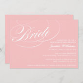 エレガントブライダルシャワー招待状 招待状 (正面/裏面)