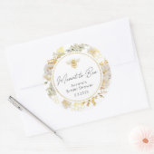 エレガントブライダルシャワー ラウンドシール (封筒)