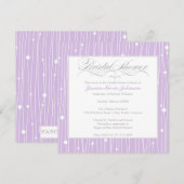 エレガントブライダルシャワー 招待状 (正面/裏面)