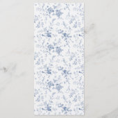 エレガントブライダル茶パーティーブライダルシャワー メニュー (裏面)