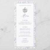 エレガントブライダル茶パーティーブライダルシャワー メニュー (正面)