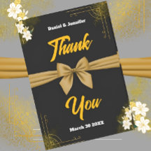 エレガントブラックと金ゴールド結婚の評価フローラ