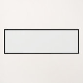 エレガントブラックグレーゼンヨガナマステパーソナライズされた ヨガマット (裏面(横))