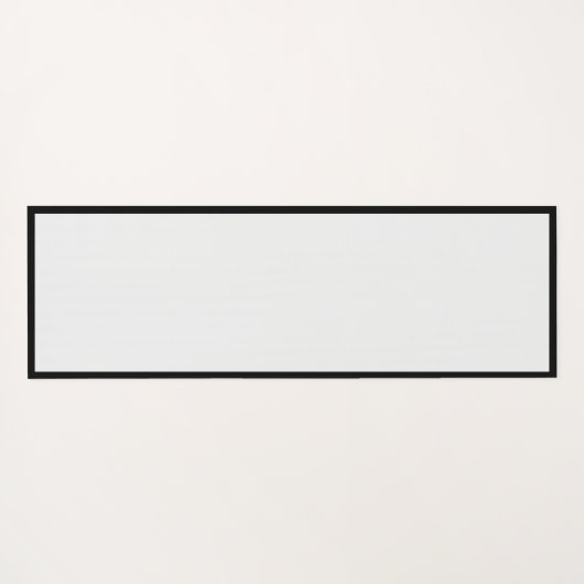 エレガントブラックグレーゼンヨガナマステパーソナライズされた ヨガマット (裏面(横))