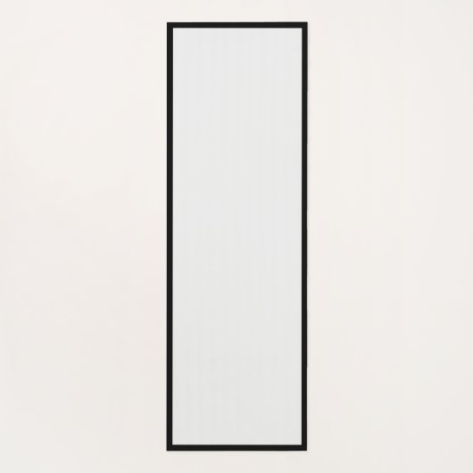 エレガントブラックグレーゼンヨガナマステパーソナライズされた ヨガマット (裏面)