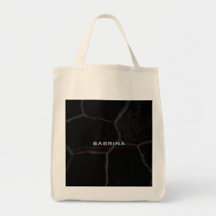 エレガントブラックストーンミニマスタイリッシュリスト トートバッグ
