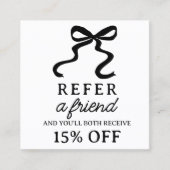 エレガントブラックボーエレガントク・スクエア紹介カード 紹介カード (正面)