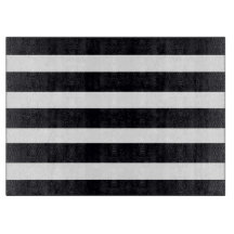 エレガントブラック&ホワイトストライプのシンプルシック