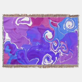 エレガントブランケット大理石デザインスタイル。 スローブランケット