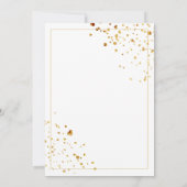 エレガントブルゴンディオレンジフローラカスタマイズブライダル 招待状 (裏面)