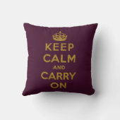 エレガントブルゴーニュー金ゴールド保Calmグリッタースロー クッション (裏面)