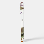 エレガントブルゴーニュ水彩フラワーズモノグラム Case-Mate iPhoneケース (裏面 / 左)