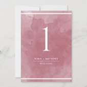 エレガントブルゴーニュ水彩表番号 (正面)