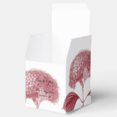 エレガントブルゴーニュ結婚アジサイ フェイバーボックス (オープン)