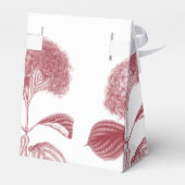 エレガントブルゴーニュ結婚アジサイ フェイバーボックス (裏面サイド)