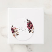 エレガントブルゴーニュ金ゴールド結婚ズ フェイバータグ (インサイチュ)