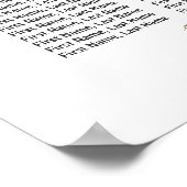 エレガントブルゴーニュ金ゴールド結婚フローラの座席表 ポスター (角)