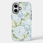 エレガントブルーアジサイ水彩画 Case-Mate iPhoneケース (裏面)