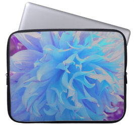 エレガントブルーデコラティブダリアの花 ラップトップスリーブ