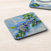エレガントブルーベ絵を描リー コースター (左側)