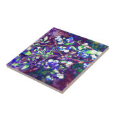 エレガントブルーベ絵を描リー タイル (側面)