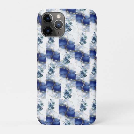 エレガントブルーマーブル Case-Mate iPhoneケース (裏)