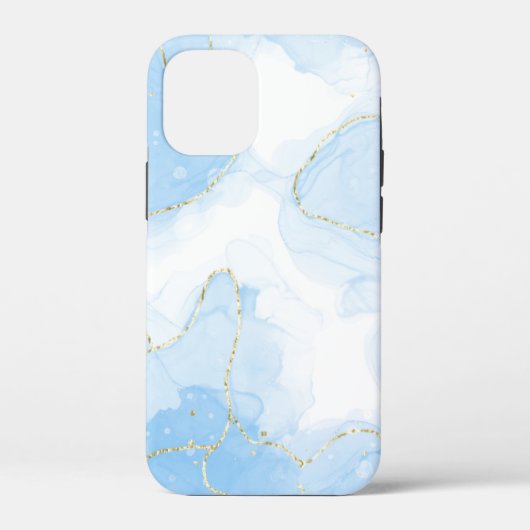 エレガントブルーマーブル Case-Mate iPhoneケース (裏面)