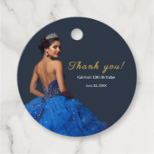 エレガントブルー 18番 感謝のタグ フェイバータグ (正面)