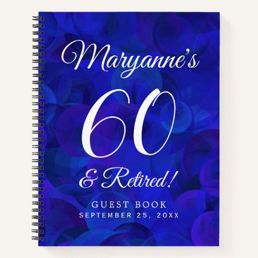 エレガントブ王室のルー60退職したと退職パーティー ノートブック (正面)