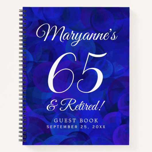 エレガントブ王室のルー65退職したと退職パーティー ノートブック (正面)