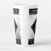 エレガントプラチ結婚ナ70周年 カフェラテマグ (正面)