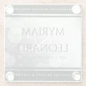 エレガントプラチ結婚ナ70周年 ガラスコースター (裏面)