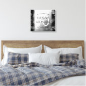 エレガントプラチ結婚ナ70周年 キャンバスプリント (インサイチュ (寝室))