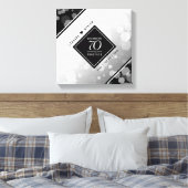 エレガントプラチ結婚ナ70周年 キャンバスプリント (インサイチュ (寝室))