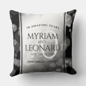 エレガントプラチ結婚ナ70周年 クッション (裏面)