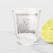 エレガントプラチ結婚ナ70周年 ショットグラス (裏面)