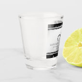 エレガントプラチ結婚ナ70周年 ショットグラス (左)