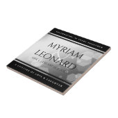 エレガントプラチ結婚ナ70周年 タイル (側面)