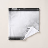 エレガントプラチ結婚ナ70周年 バスタオルセット (ウォッシュタオル)