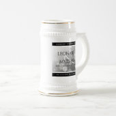 エレガントプラチ結婚ナ70周年 ビールジョッキ (正面右)