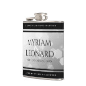 エレガントプラチ結婚ナ70周年 フラスク (左)